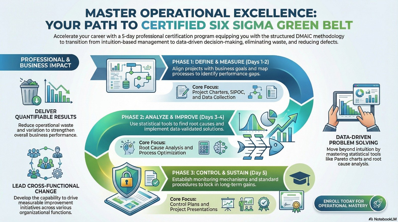 Certified Six Sigma Green Belt: Operational Excellence and Data-Driven Improvement